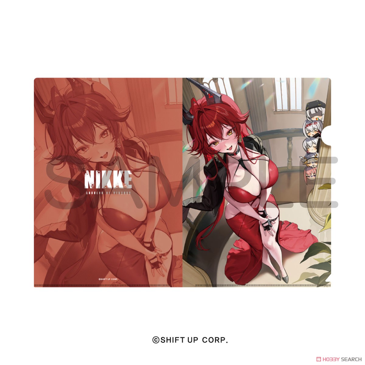 Algernon Product Goddess of Victory: Nikke Clear File Red Hood: Nonsense Red (Anime Toy) image 2
