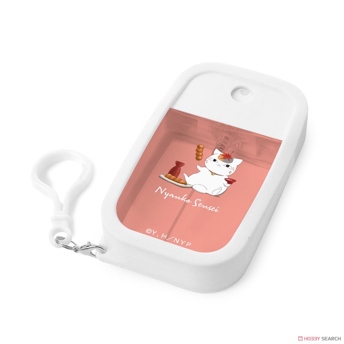 arma bianca Natsume`s Book of Friends [Especially Illustrated] Nyanko-sensei Leaf-peeping Ver. Spray Bottle w/Silicone Cover รูปภาพ 3