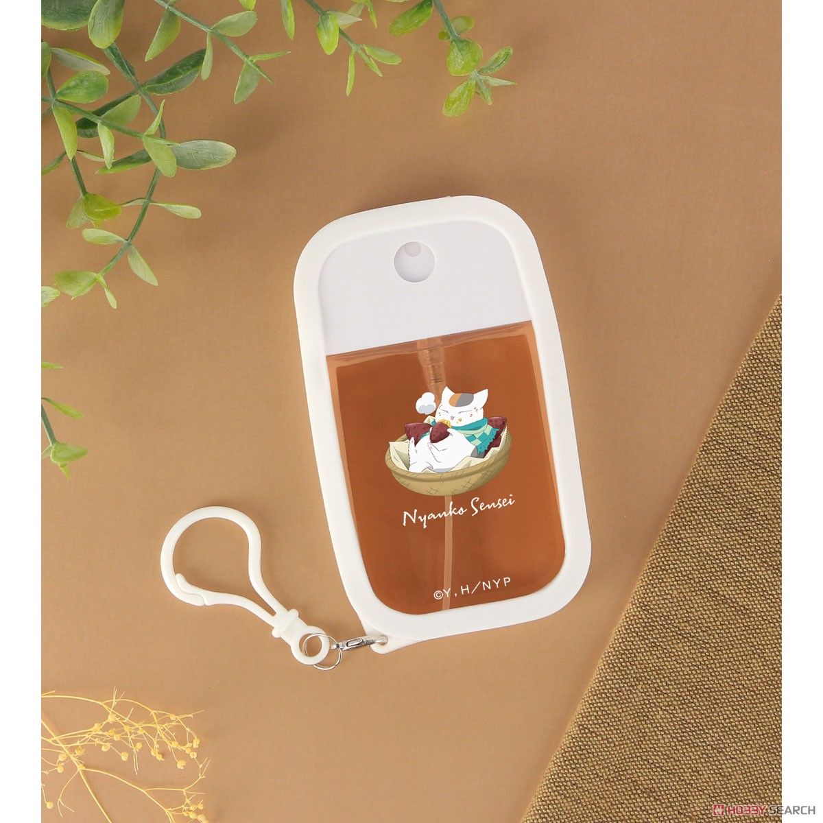 arma bianca Natsume`s Book of Friends [Especially Illustrated] Nyanko-sensei Roasted Sweet Ver. Spray Bottle w/Silicone Cover Bild 6
