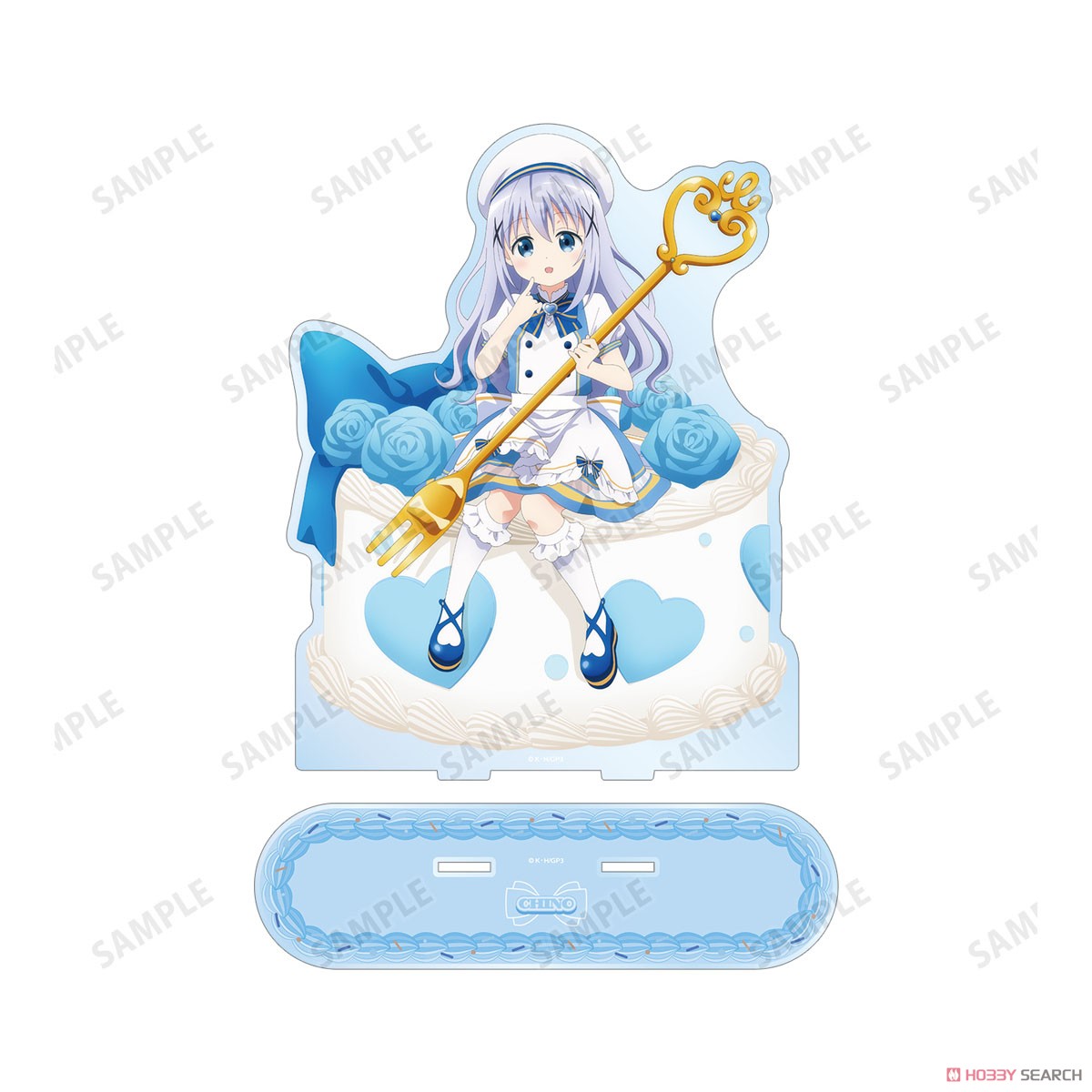 arma bianca ご注文はうさぎですか? BLOOM 【特別描き下ろし】チノ おすわりケーキVer. 特大アクリルスタンド 画像 3