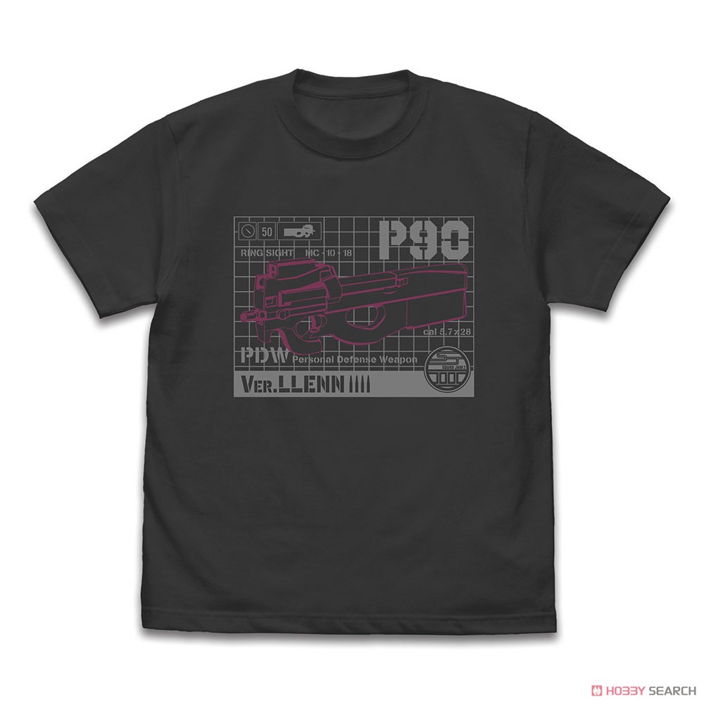 Cospa Sword Art Online Alternative Gun Gale Online II Pip (P90) T-Shirt Sumi XL Bild 2