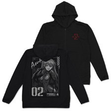 Cospa Evangelion Asuka Shikinami Langley Thin Dry Parka / Black -XXL รูปภาพ 1