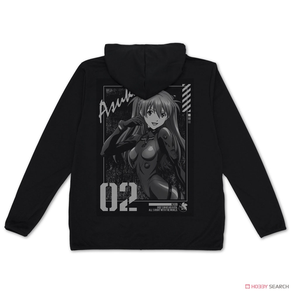 Cospa Evangelion Asuka Shikinami Langley Thin Dry Parka / Black -XXL รูปภาพ 3