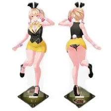 Cospa Bunny Garden Rin Double Sided Acrylic Stand (Large) รูปภาพ 1