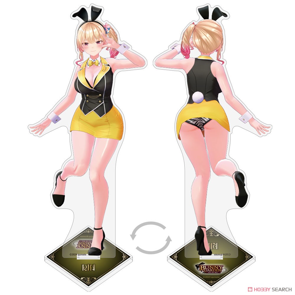 Cospa Bunny Garden Rin Double Sided Acrylic Stand (Large) รูปภาพ 2