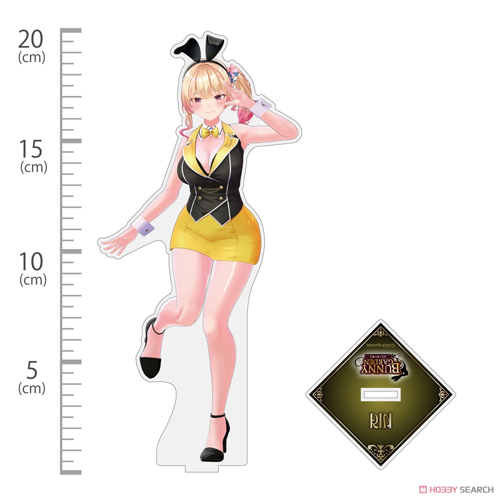 Cospa Bunny Garden Rin Double Sided Acrylic Stand (Large) รูปภาพ 4
