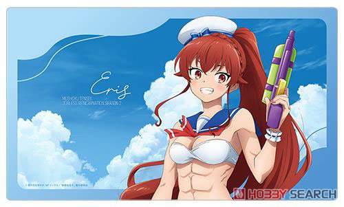 Curtain Damashii Mushoku Tensei II - Jobless Reincarnation - [Especially Illustrated] Rubber Mat (Eris / Marine Sailor Swimwear) (Card Supplies) image 2
