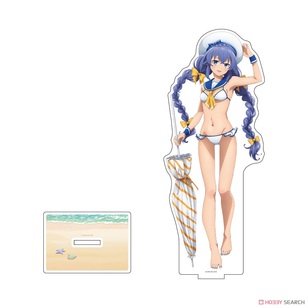 Curtain Damashii Mushoku Tensei II: Jobless Reincarnation [Especially Illustrated] Extra Large Acrylic Stand (Roxy / Marine Sailor Swimwear) (Anime Toy) รูปภาพ 2