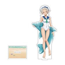 Curtain Damashii Mushoku Tensei II: Jobless Reincarnation [Especially Illustrated] Extra Large Acrylic Stand (Sylphiette / Marine Sailor Swimwear) (Anime Toy) image 1
