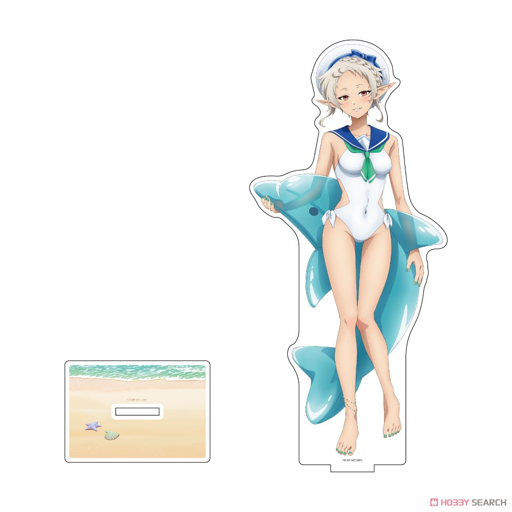 Curtain Damashii Mushoku Tensei II: Jobless Reincarnation [Especially Illustrated] Extra Large Acrylic Stand (Sylphiette / Marine Sailor Swimwear) (Anime Toy) image 2