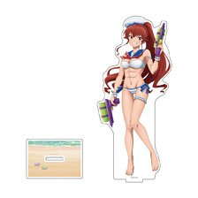 Curtain Damashii Mushoku Tensei II: Jobless Reincarnation [Especially Illustrated] Extra Large Acrylic Stand (Eris / Marine Sailor Swimwear) (Anime Toy)
