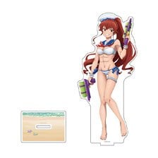 Curtain Damashii Mushoku Tensei II: Jobless Reincarnation [Especially Illustrated] Extra Large Acrylic Stand (Eris / Marine Sailor Swimwear) (Anime Toy) image 1