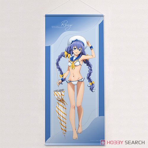 Curtain Damashii Mushoku Tensei II: Jobless Reincarnation [Especially Illustrated] Extra Large Tapestry (Roxy / Marine Sailor Swimwear) (Anime Toy) gambar 3