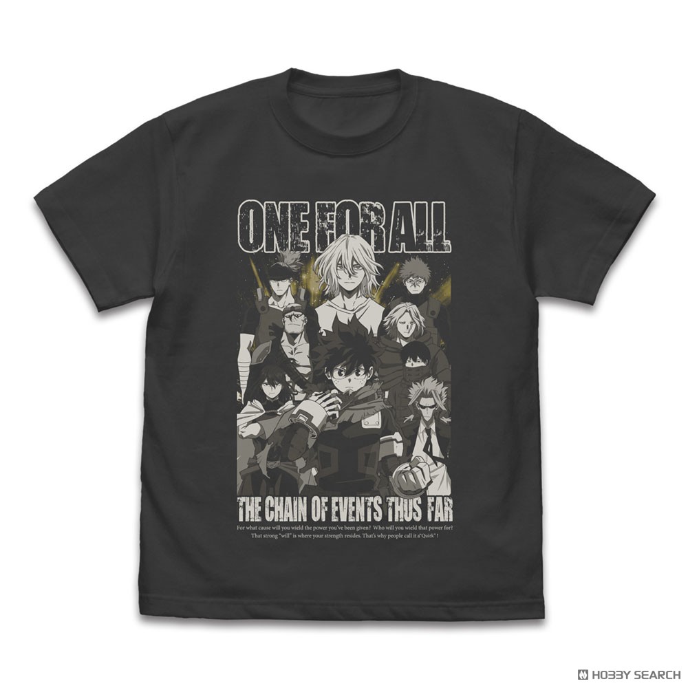 Cospa TV Animation [My Hero Academia] Successive Generations One For All Successor T-Shirt / Sumi XL (Anime Toy) รูปภาพ 2