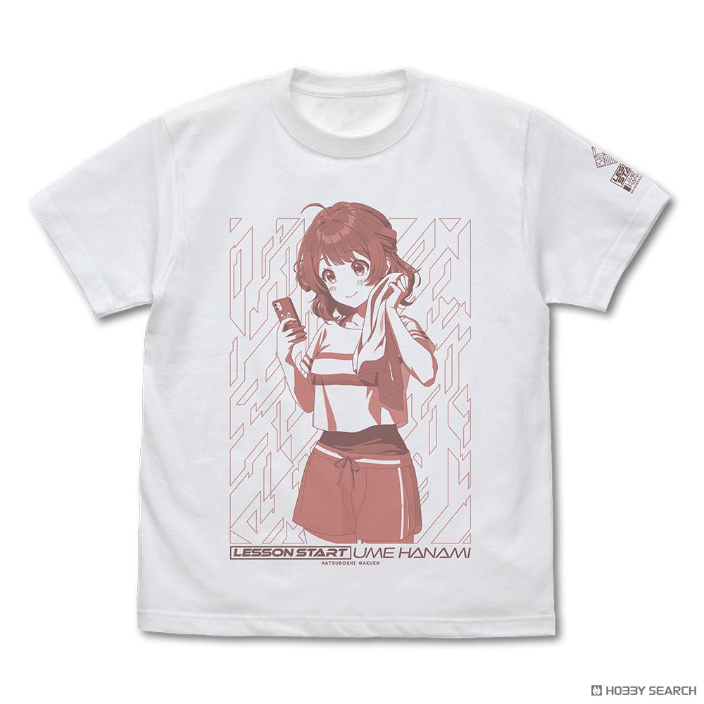 Cospa Gakuen Idolmaster เสื้อยืด Ume Hanami / ขาว M (Anime Toy) รูปภาพ 2