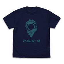 Cospa Ghost in the shell STAND ALONE COMPLEX SECTION-9 Logo T-Shirt / Navy XL (Anime Toy)