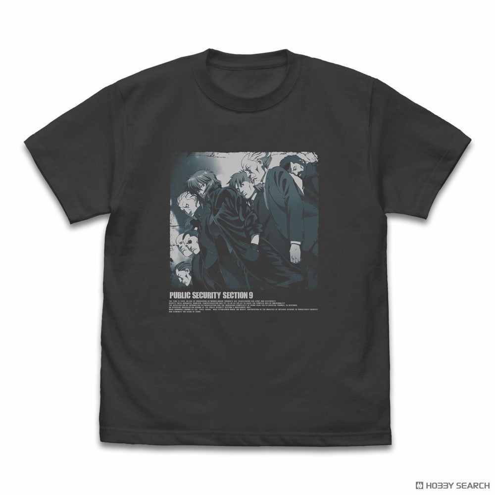 Cospa Ghost in the Shell STAND ALONE COMPLEX Ghost in the Shell T恤 / 墨黑色 XL (動漫玩具) 圖片 2