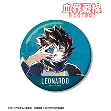 arma bianca Blood Blockade Battlefront &amp; BEYOND Leonardo Watch Ani-Art Vol.4 100mm Can Badge (Anime Toy) image 1