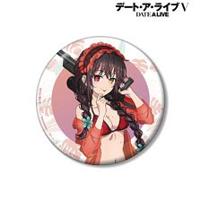 arma bianca 데이트 어 라이브 V [특별 일러스트] 토키사키 쿠루미 데이트 어 바케이션 버전 100mm 캔 뱃지 이미지 1