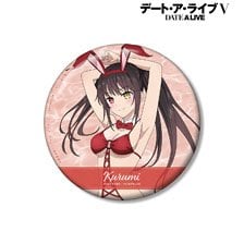 arma bianca Date A Live V [Especially Illustrated] Kurumi Tokisaki Swimwear Bunny Ver. 100mm Can Badge (Anime Toy) gambar 1