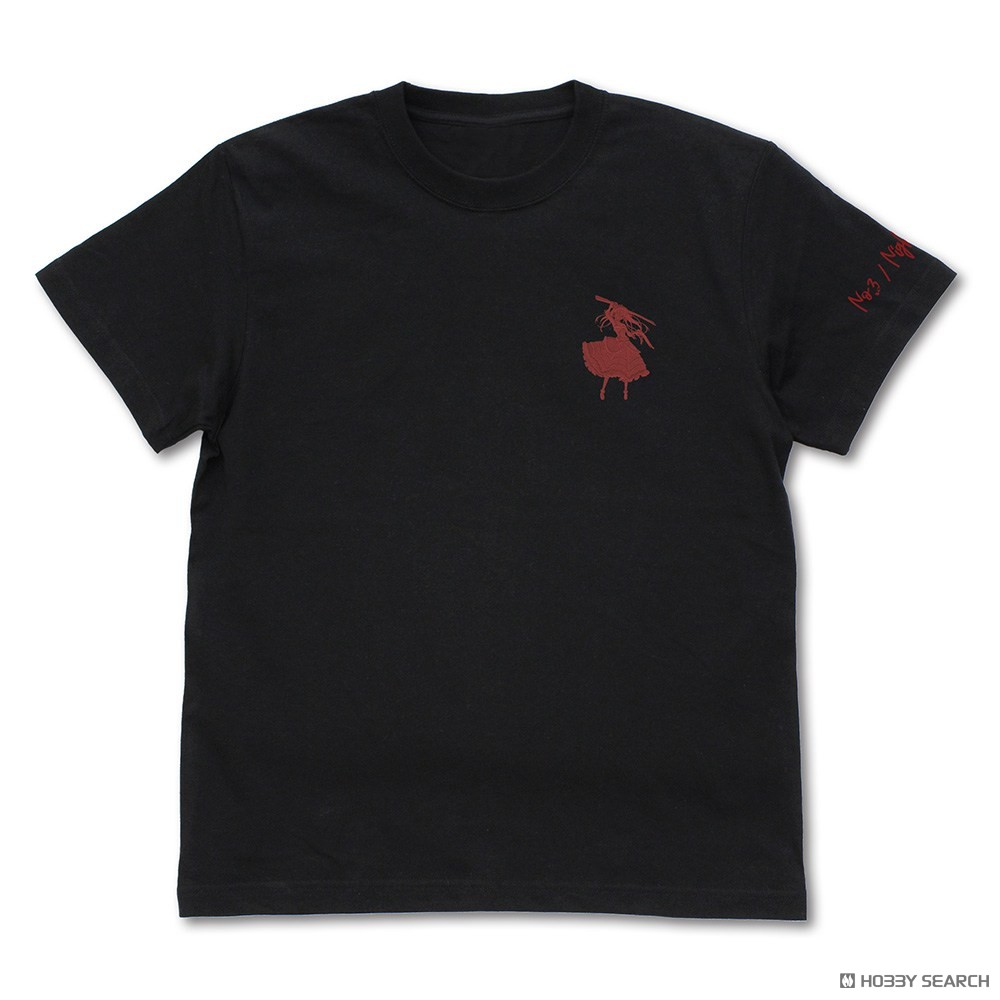 Cospa Date A Live V Kurumi Tokisaki One Point Embroidery T-Shirt / Black XL (Anime Toy) Bild 2