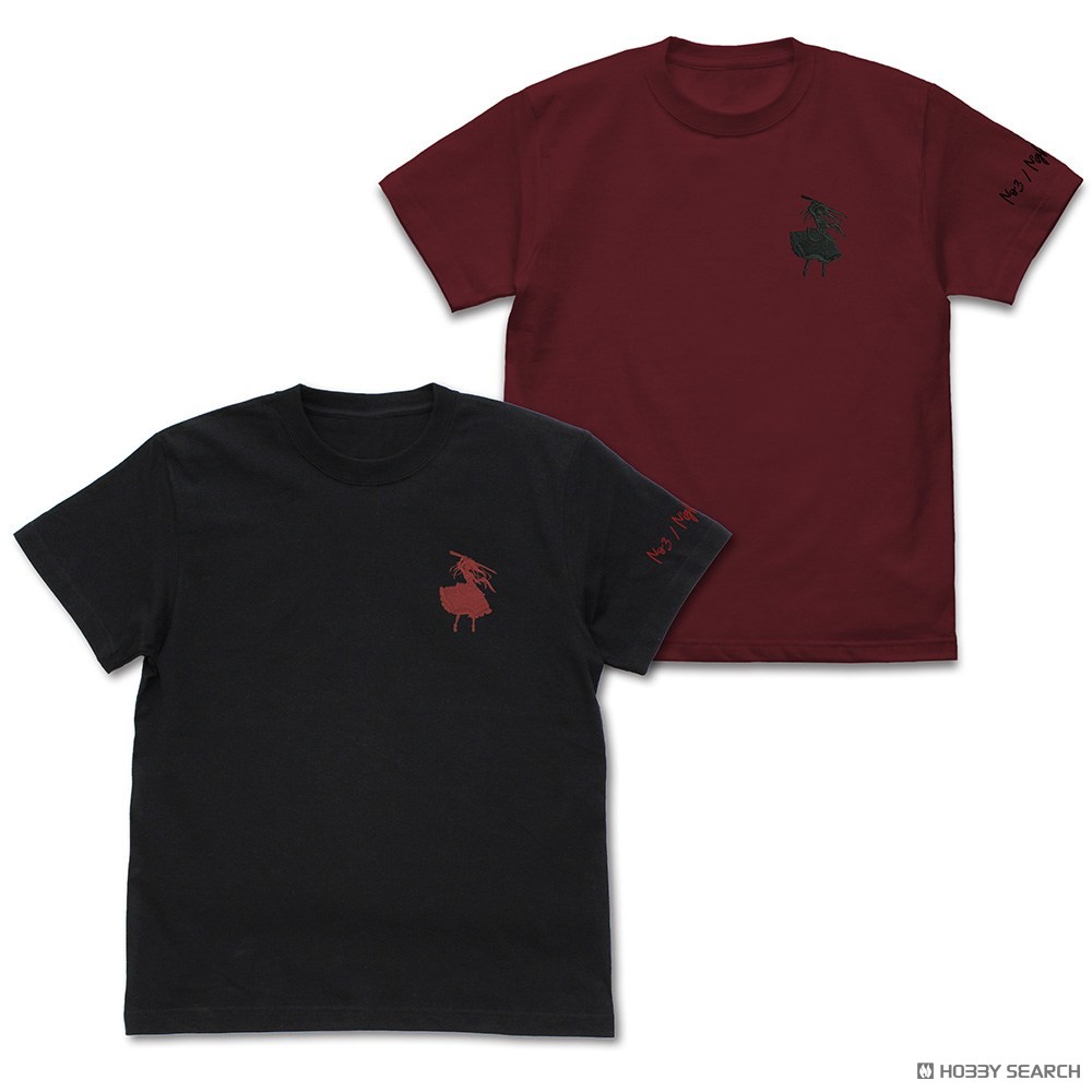 Cospa Date A Live V Kurumi Tokisaki One Point Embroidery T-Shirt / Black XL (Anime Toy) Bild 6