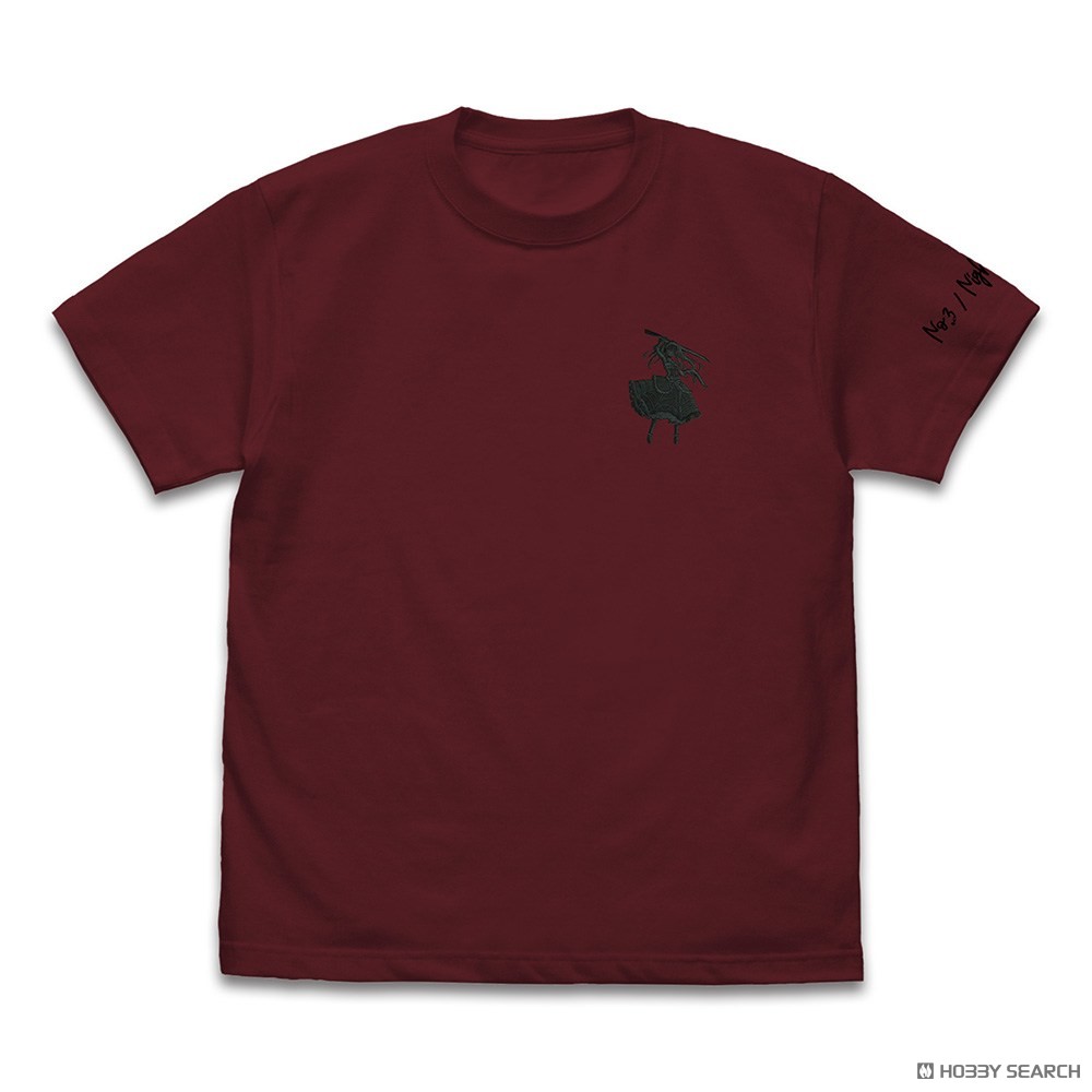 Cospa Date A Live V Kurumi Tokisaki One Point Embroidery T-Shirt / Burgundy XL (Anime Toy) Bild 2