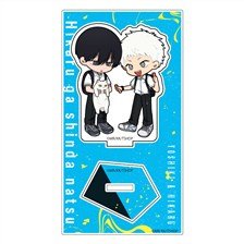 Curtain Damashii The Summer Hikaru Died Mini Chara Acrylic Stand (Yoshiki & Hikaru / School Uniform A) (Anime Toy)