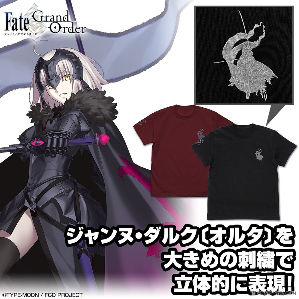 Cospa Fate/Grand Order Avenger/Jeanne d`Arc [Alter] One Point Embroidery T-Shirt / Burgundy L (Anime Toy) รูปภาพ 5