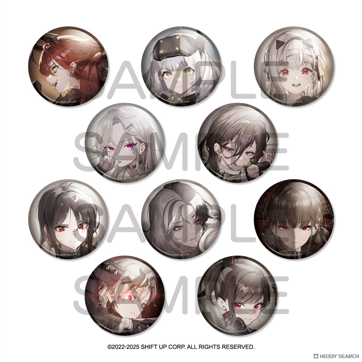 Algernon Product Goddess of Victory: Nikke BURST Collection Can Badge Vol.4 (Set of 10) (Anime Toy) Bild 2