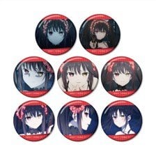 arma bianca Date A Live V Trading Kurumi Tokisaki Only Scene Picture Can Badge (Set of 8) (Anime Toy) Bild 1