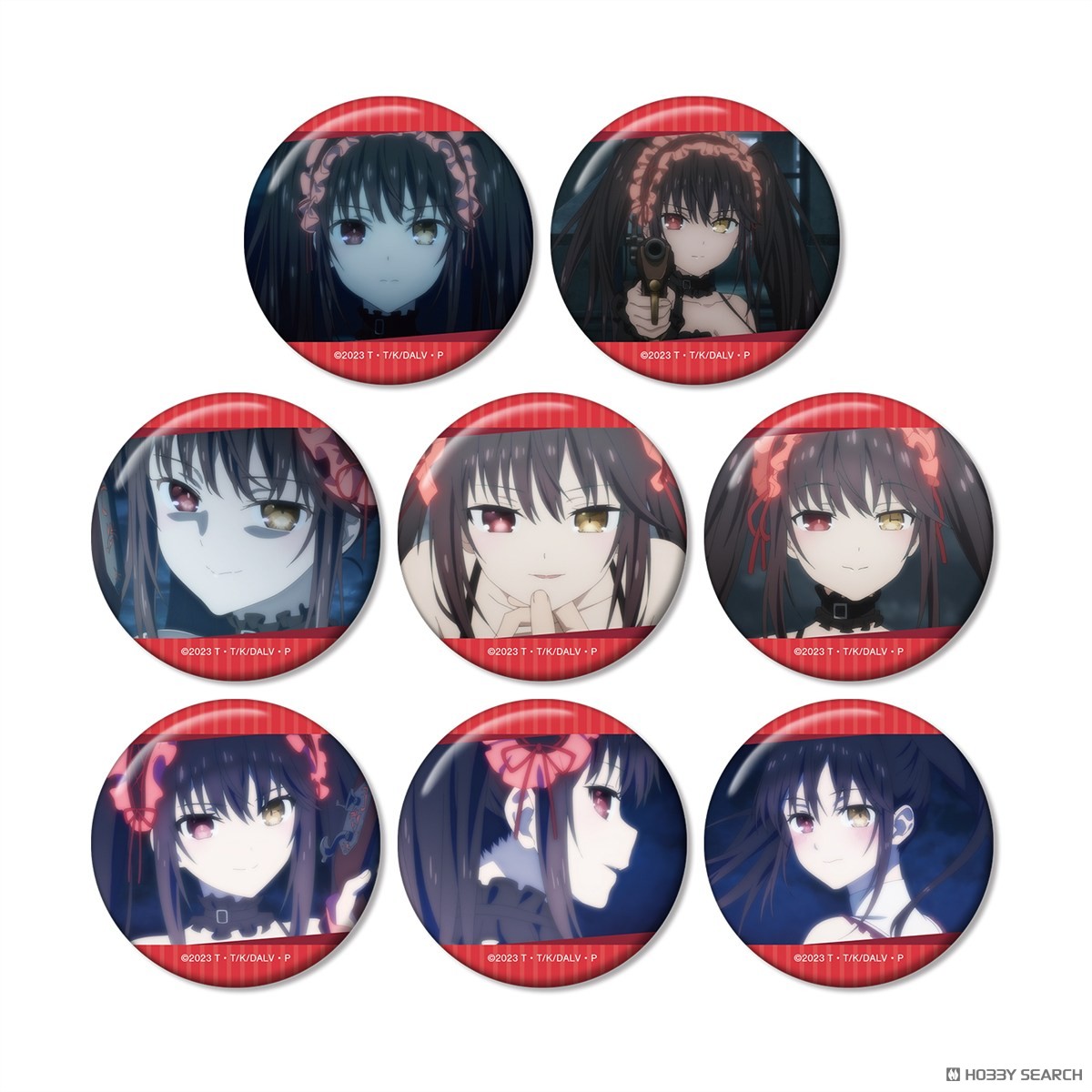 arma bianca Date A Live V Trading Kurumi Tokisaki Only Scene Picture Can Badge (Set of 8) (Anime Toy) Bild 2