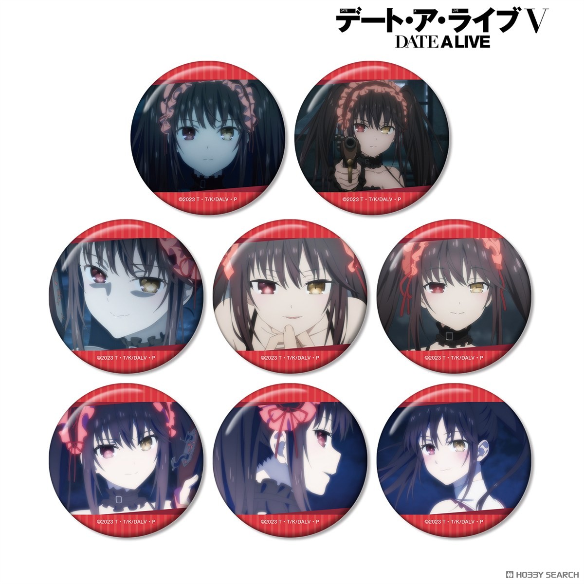 arma bianca Date A Live V Trading Kurumi Tokisaki Only Scene Picture Can Badge (Set of 8) (Anime Toy) Bild 3