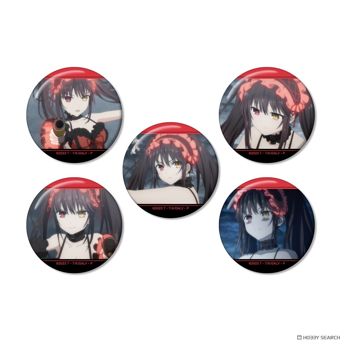 arma bianca Date A Live V Kurumi Tokisaki Scene Picture Can Badge (Set of 5) (Anime Toy) Bild 2