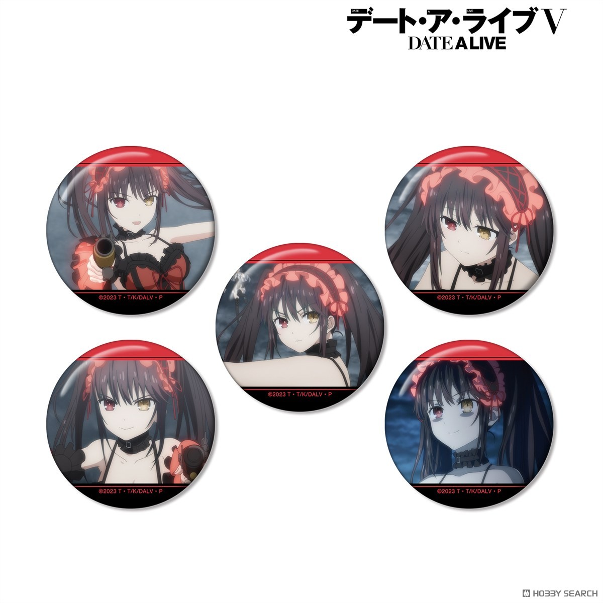 arma bianca Date A Live V Kurumi Tokisaki Scene Picture Can Badge (Set of 5) (Anime Toy) Bild 3