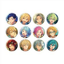 pattythree Ensemble Stars!! Bright me up!! Collection Can Badge [2025 Sep.]-Casual Side- (Set of 12) (Anime Toy)