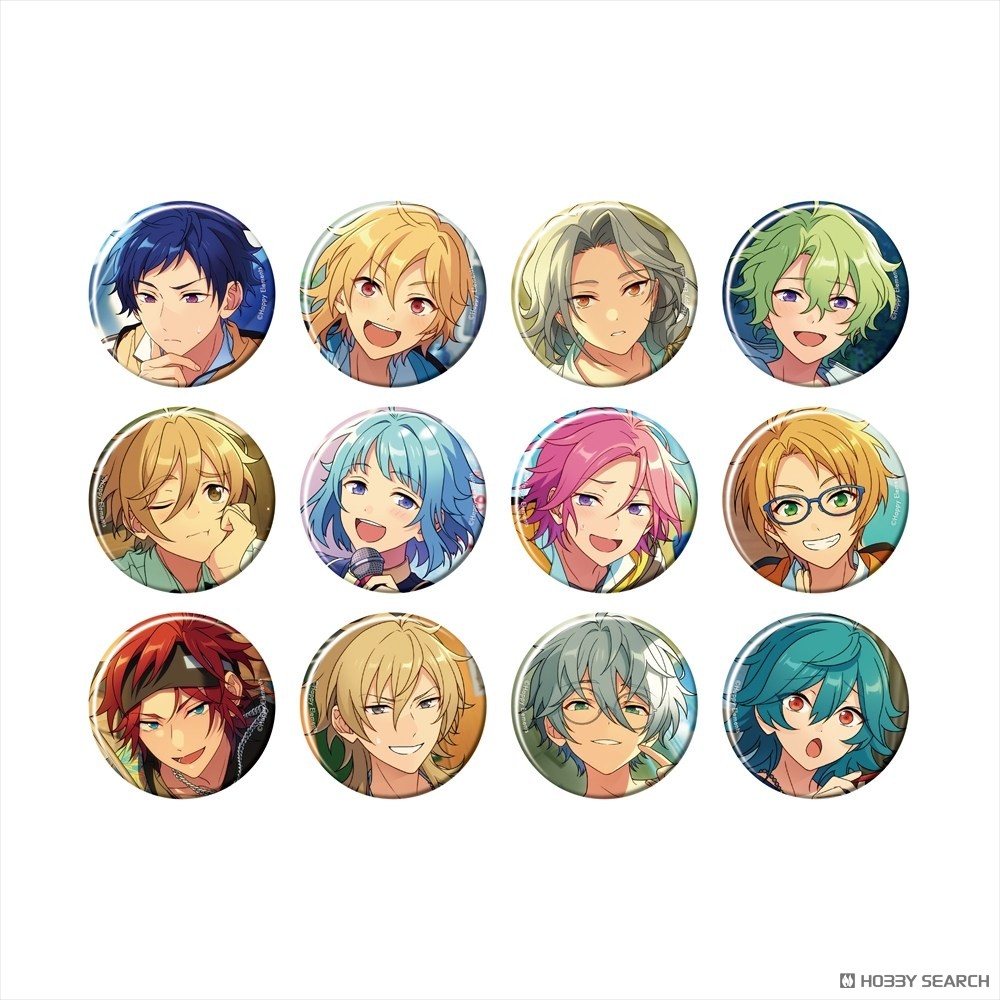 pattythree Ensemble Stars!! Bright me up!! Collection Can Badge [2025 Sep.]-Casual Side- (Set of 12) (Anime Toy) image 2