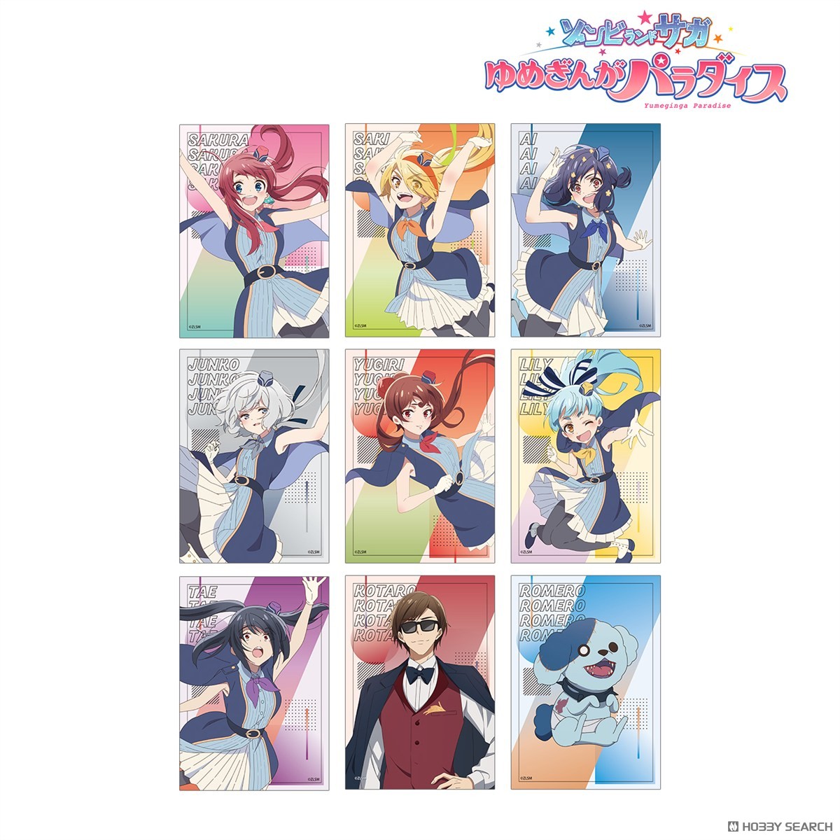 arma bianca Zombie Land Saga: Yumeginga Paradise Trading Bromide (Set of 9) (Anime Toy) gambar 3