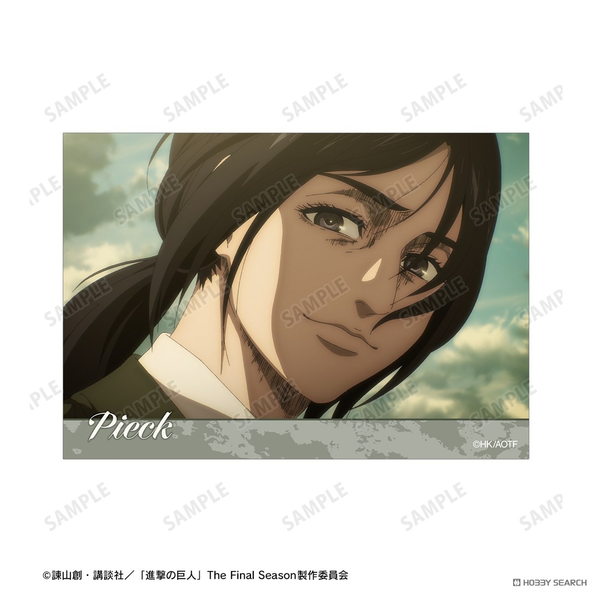 arma bianca Attack on Titan Pieck Scene Picture Bromide (Set of 3) (Anime Toy) gambar 4