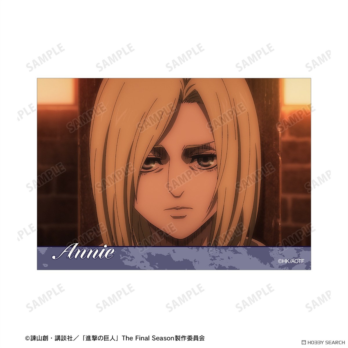 arma bianca Attack on Titan ภาพโบรไมด์ฉากของแอนนี่ (เซ็ต 3 ชิ้น) รูปภาพ 4
