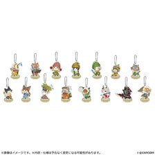 Capcom Monster Hunter Wilds Felyne (Airou) Acrylic Stand Key Ring Collection (Set of 15) (Anime Toy)
