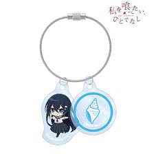 arma bianca This Monster Wants to Eat Me Shiori Oumi Chibi Chara Twin Wire Acrylic Key Ring (Anime Toy) รูปภาพ 1