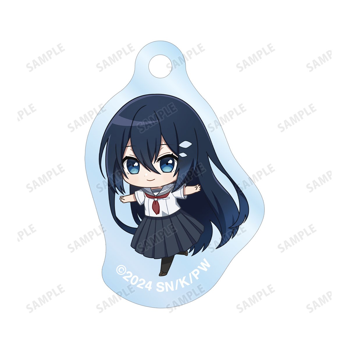 arma bianca This Monster Wants to Eat Me Shiori Oumi Chibi Chara Twin Wire Acrylic Key Ring (Anime Toy) รูปภาพ 3