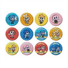 arma bianca Hatsune Miku ANGEL BLUE Collabo [Especially Illustrated] Trading Glitter Can Badge (Set of 12)