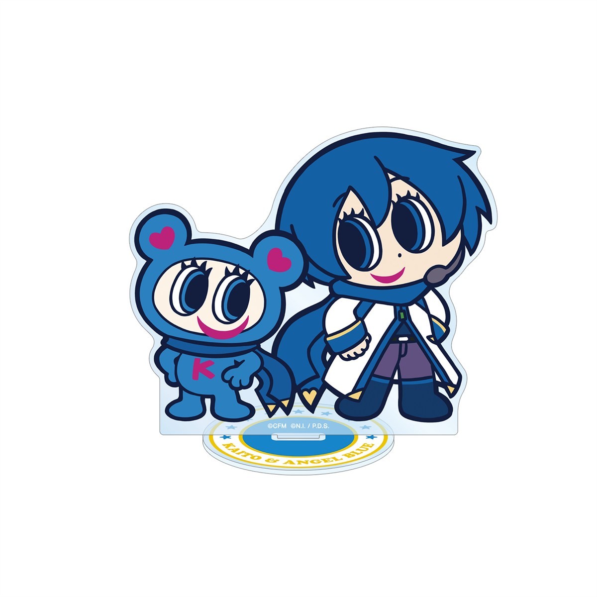 arma bianca Hatsune Miku ANGEL BLUE Collabo [Especially Illustrated] Kaito &amp; Nakamura-kun Big Acrylic Stand Bild 2