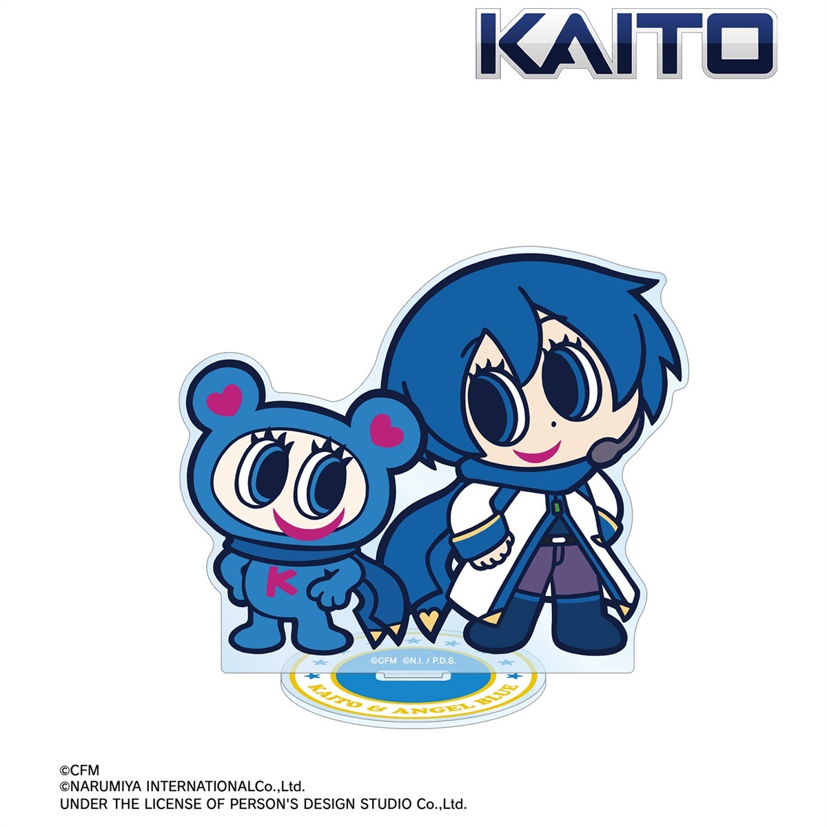 arma bianca Hatsune Miku ANGEL BLUE Collabo [Especially Illustrated] Kaito &amp; Nakamura-kun Big Acrylic Stand Bild 3
