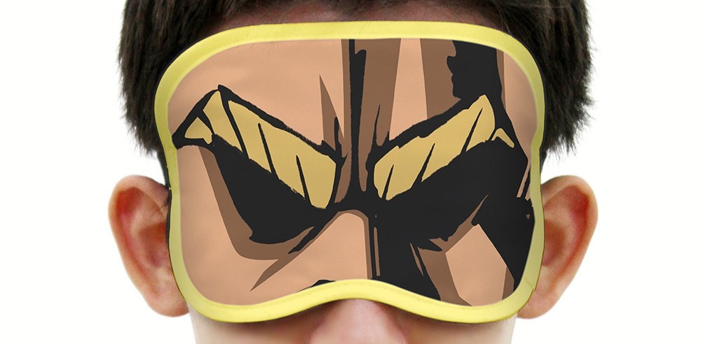 Cospa TV Animation [My Hero Academia] All Might Double Sided Sleep Mask (Anime Toy) image 3