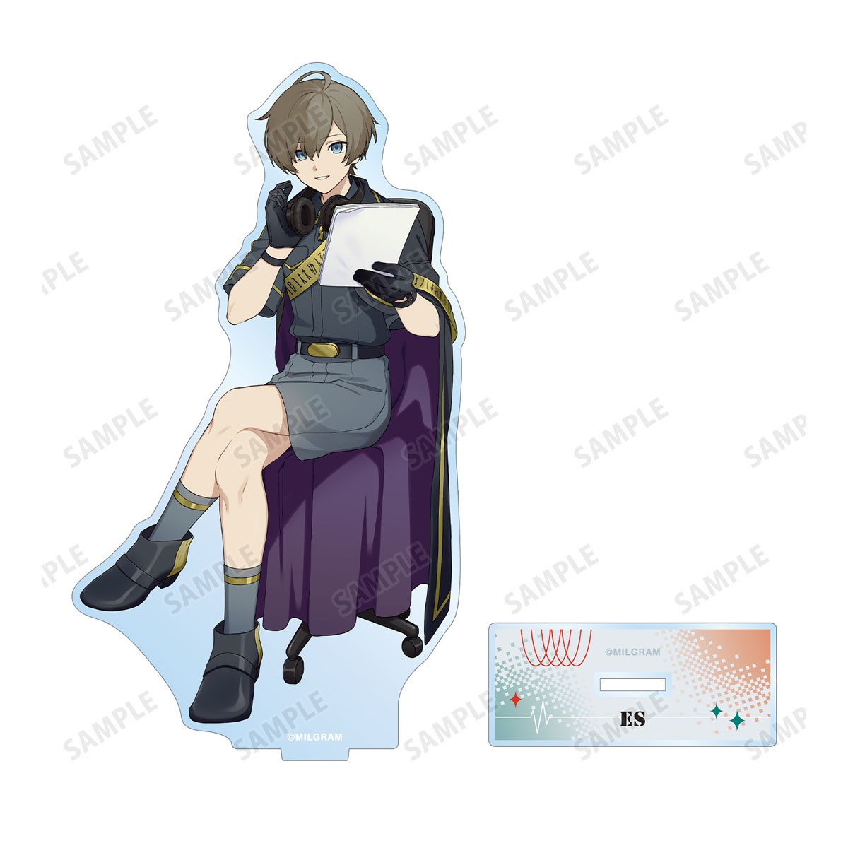 arma bianca ミルグラム 【描き下ろし】エス ミルグラレディオVer. ビッグアクリルスタンド 画像 3