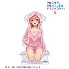 arma bianca My Teen Romantic Comedy Snafu Climax [Especially Illustrated] Yui Yuigahama Animal Room Wear Ver. Big Acrylic Stand (Anime Toy)