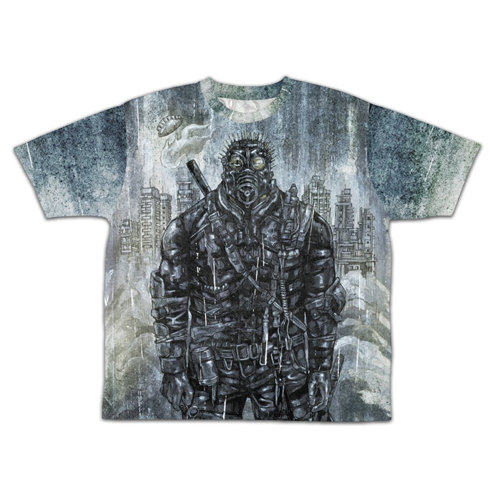 Cospa Dorohedoro (Original Ver.) Dorohedoro [RAIN] Double Sided Full Graphic T-Shirt /XL (Anime Toy) gambar 3